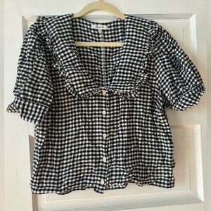 Madewell collared gingham shirt